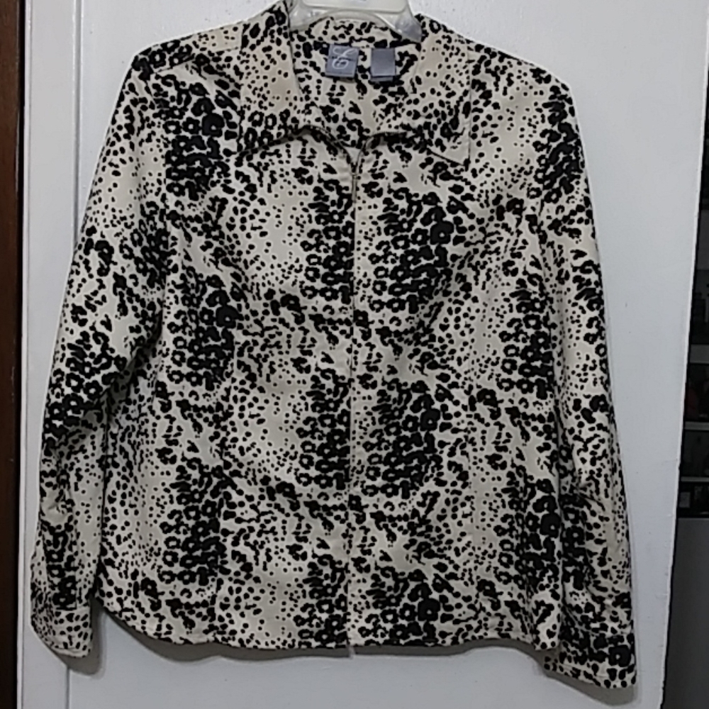 Emma James Leopard Print Jacket